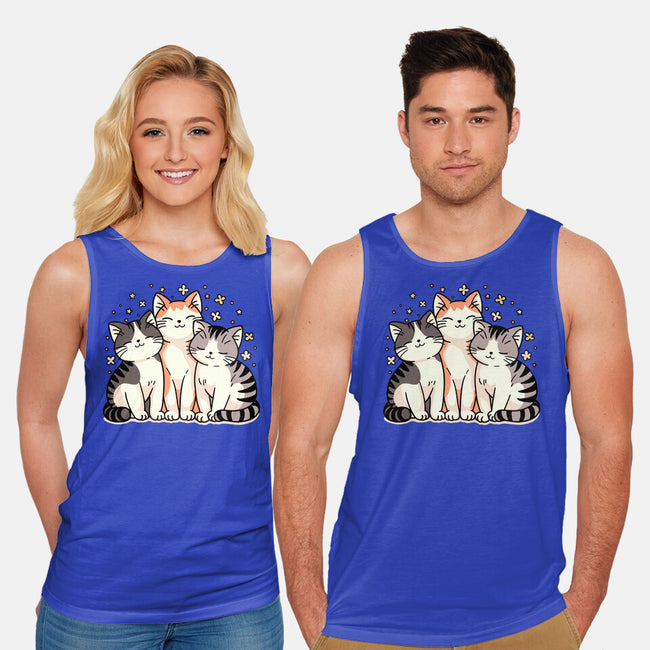 Purrfect Trio-Unisex-Basic-Tank-fanfreak1