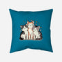 Purrfect Trio-None-Non-Removable Cover w Insert-Throw Pillow-fanfreak1