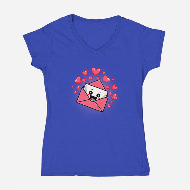 Love Letter-Womens-V-Neck-Tee-fanfreak1