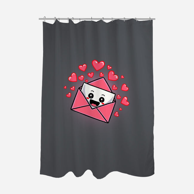 Love Letter-None-Polyester-Shower Curtain-fanfreak1