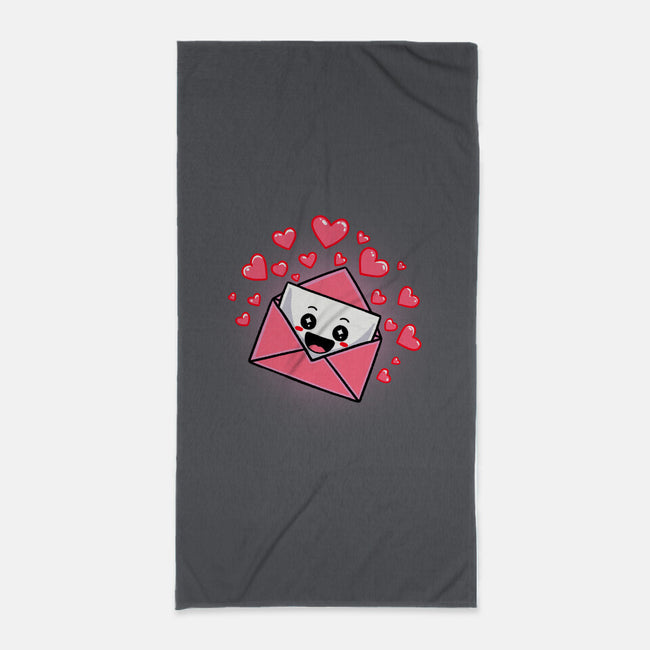 Love Letter-None-Beach-Towel-fanfreak1