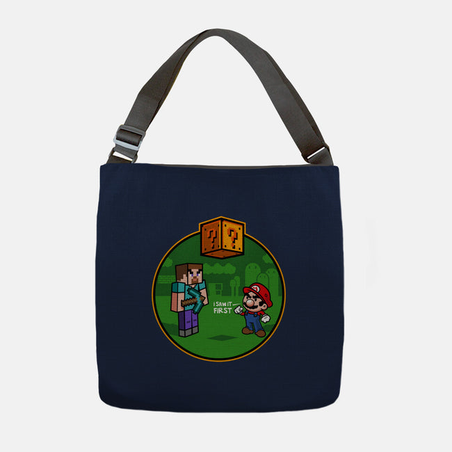 I Saw It First-None-Adjustable Tote-Bag-demonigote