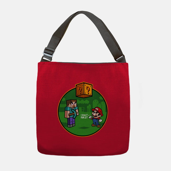 I Saw It First-None-Adjustable Tote-Bag-demonigote