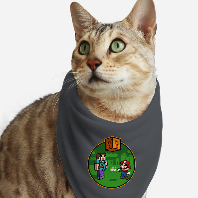 I Saw It First-Cat-Bandana-Pet Collar-demonigote