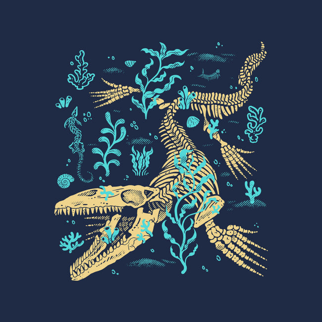 Mosasaurus Fossils-Womens-V-Neck-Tee-estudiofitas