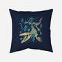 Mosasaurus Fossils-None-Non-Removable Cover w Insert-Throw Pillow-estudiofitas