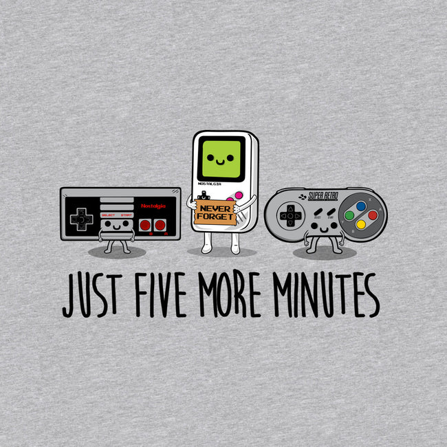 Just Five More Minutes-Unisex-Crew Neck-Sweatshirt-Melonseta