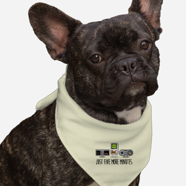 Just Five More Minutes-Dog-Bandana-Pet Collar-Melonseta