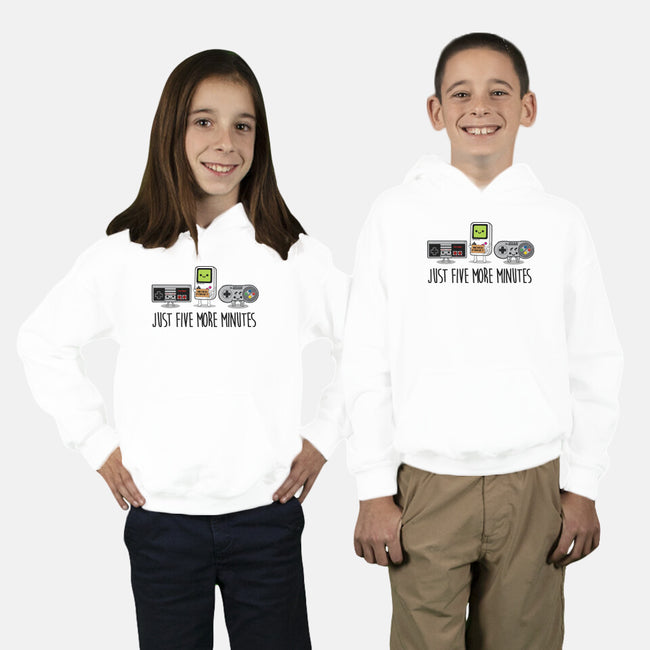 Just Five More Minutes-Youth-Pullover-Sweatshirt-Melonseta