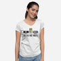 Just Five More Minutes-Womens-V-Neck-Tee-Melonseta