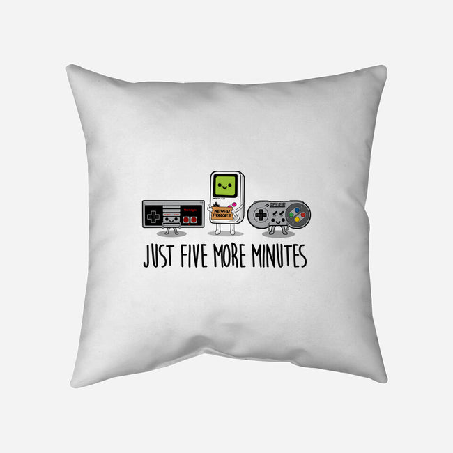Just Five More Minutes-None-Removable Cover-Throw Pillow-Melonseta