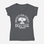 Save Our Forest-Womens-V-Neck-Tee-demonigote