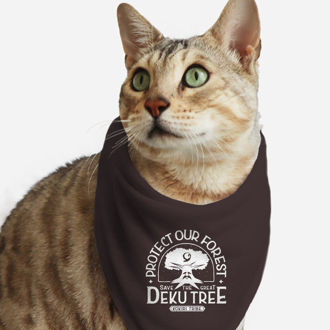 Save Our Forest-Cat-Bandana-Pet Collar-demonigote