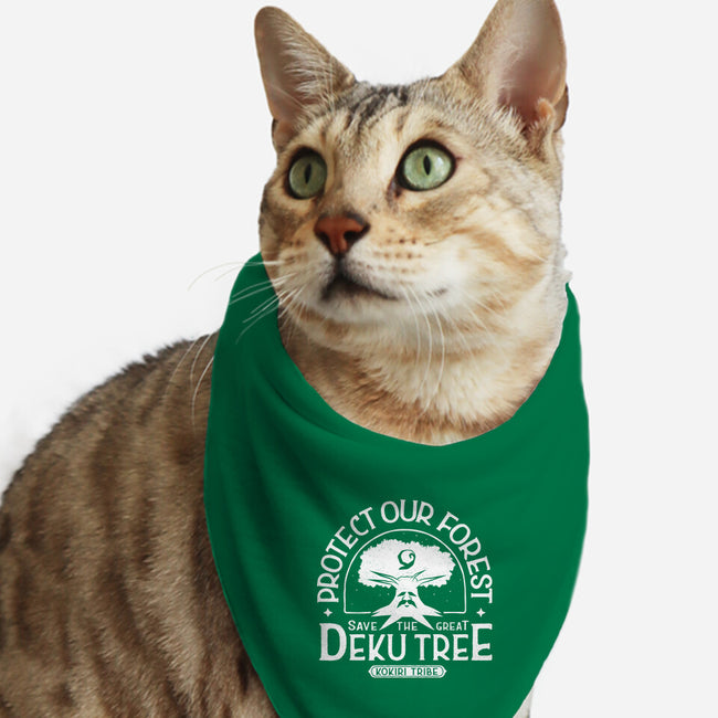 Save Our Forest-Cat-Bandana-Pet Collar-demonigote