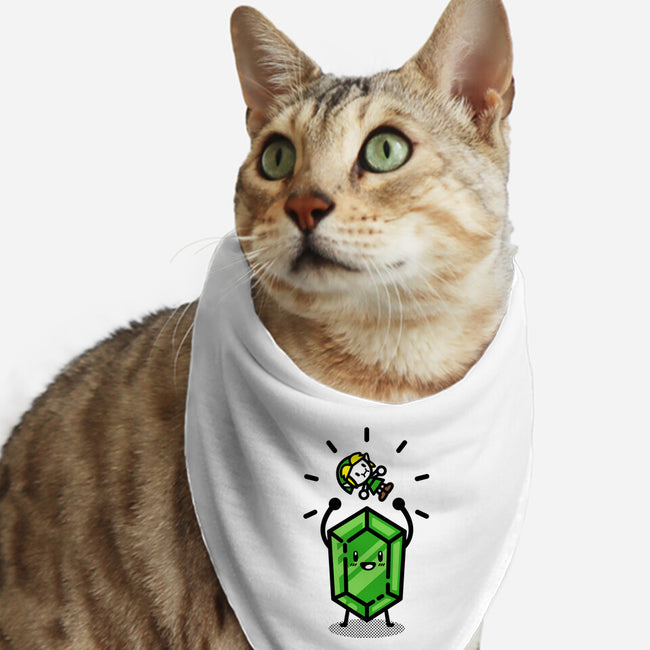 Rupee-Cat-Bandana-Pet Collar-demonigote