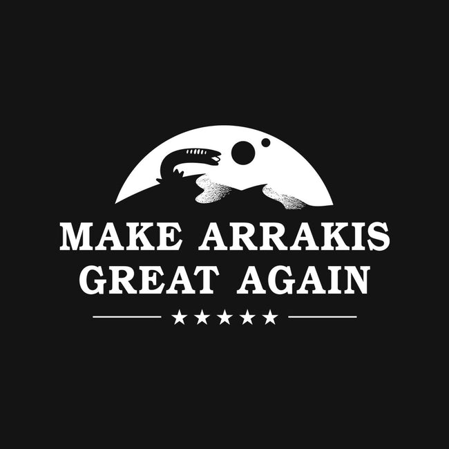 Make Arrakis-None-Non-Removable Cover w Insert-Throw Pillow-demonigote