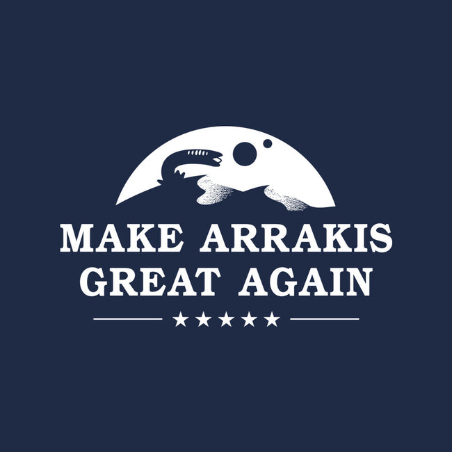 Make Arrakis-None-Removable Cover-Throw Pillow-demonigote