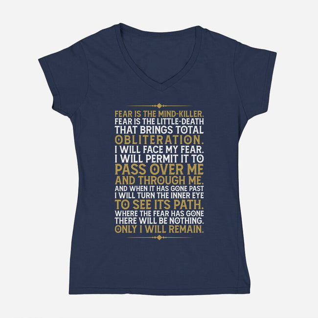 Only I Will Remain-Womens-V-Neck-Tee-demonigote