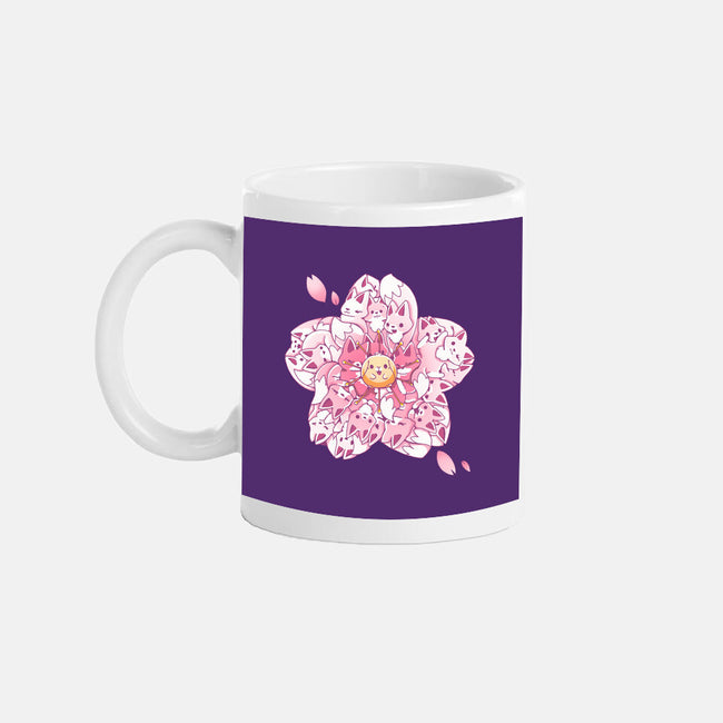 Sakura Foxes-None-Mug-Drinkware-Vallina84