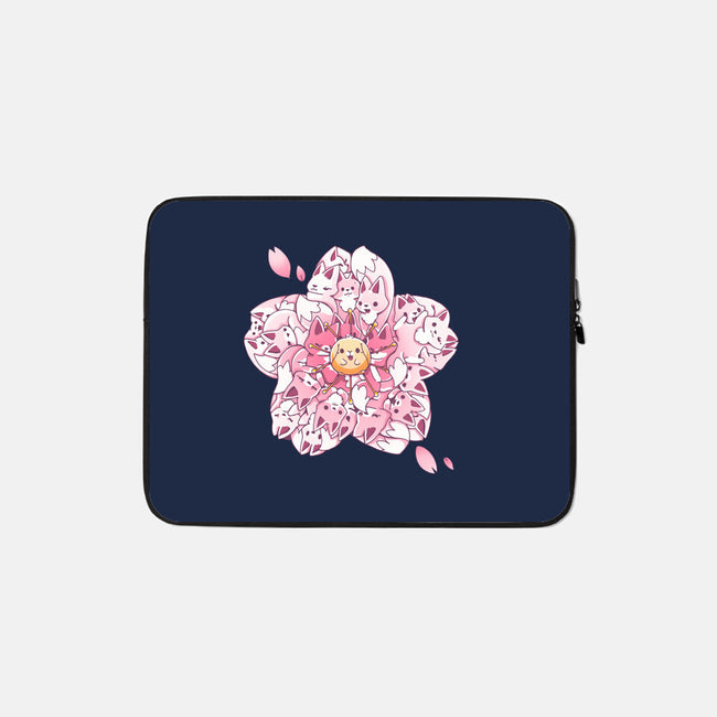 Sakura Foxes-None-Zippered-Laptop Sleeve-Vallina84