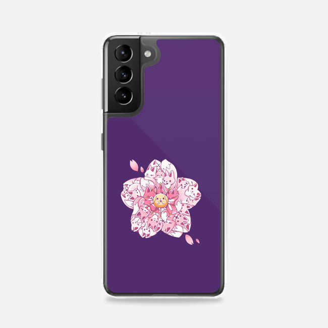 Sakura Foxes-Samsung-Snap-Phone Case-Vallina84