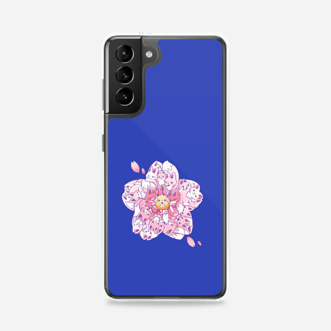 Sakura Foxes-Samsung-Snap-Phone Case-Vallina84