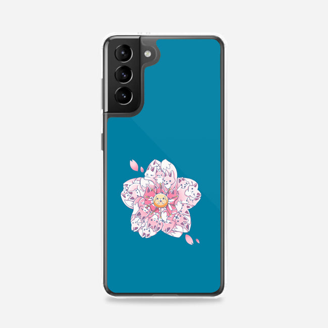 Sakura Foxes-Samsung-Snap-Phone Case-Vallina84