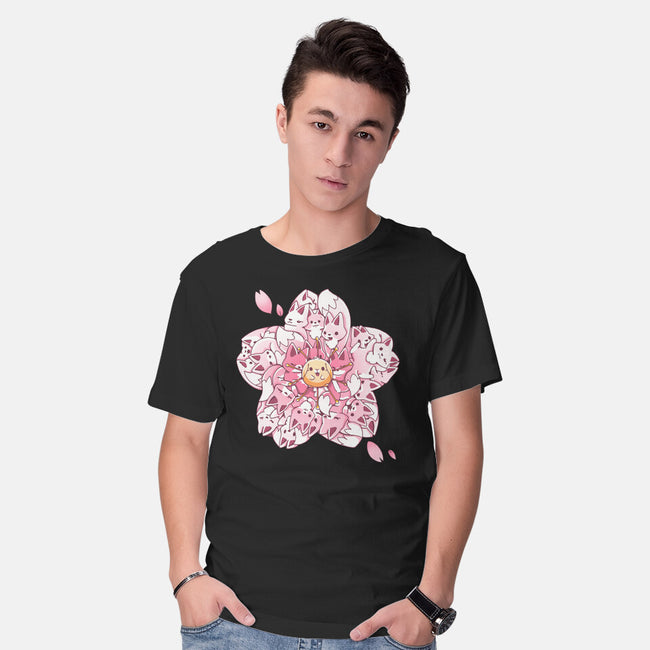 Sakura Foxes-Mens-Basic-Tee-Vallina84