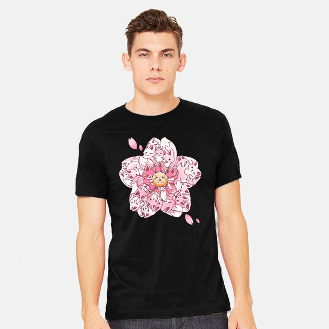 Sakura Foxes-Mens-Heavyweight-Tee-Vallina84