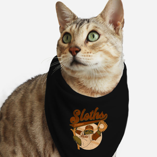 Go Sloths-Cat-Bandana-Pet Collar-Hafaell