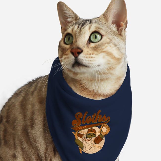 Go Sloths-Cat-Bandana-Pet Collar-Hafaell