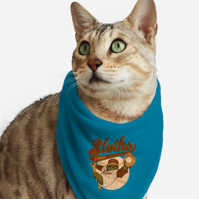 Go Sloths-Cat-Bandana-Pet Collar-Hafaell