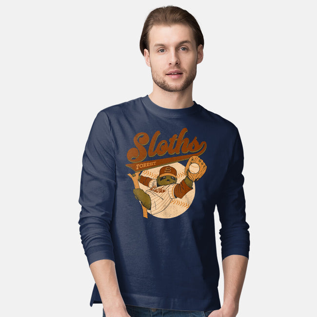 Go Sloths-Mens-Long Sleeved-Tee-Hafaell