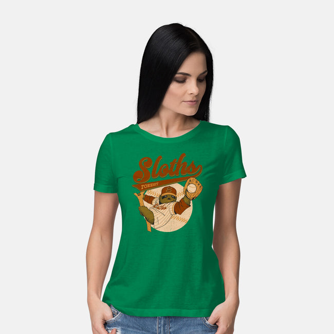 Go Sloths-Womens-Basic-Tee-Hafaell