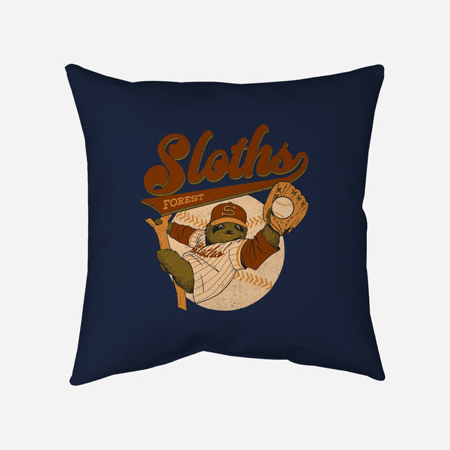 Go Sloths-None-Removable Cover-Throw Pillow-Hafaell