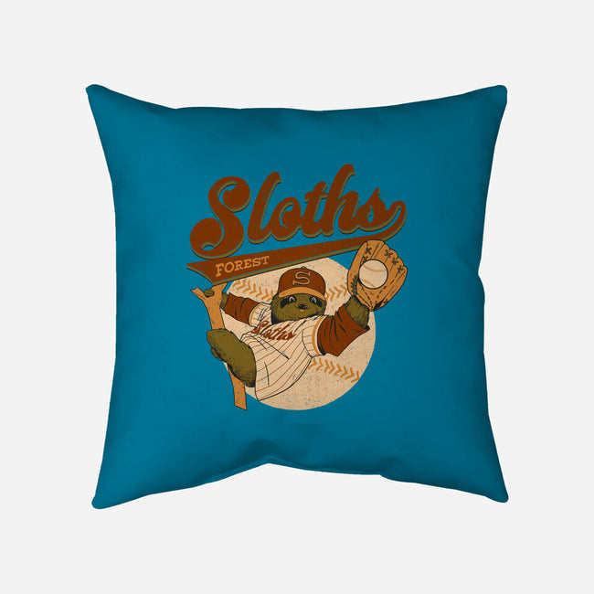 Go Sloths-None-Removable Cover-Throw Pillow-Hafaell