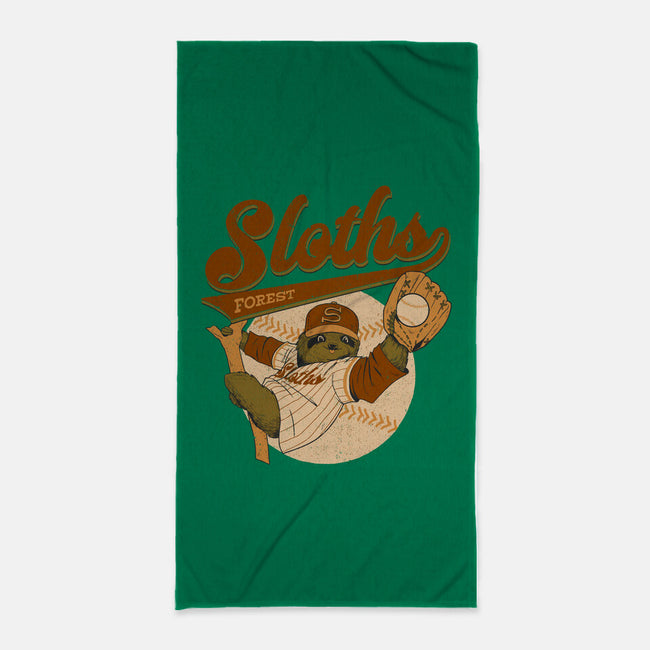 Go Sloths-None-Beach-Towel-Hafaell