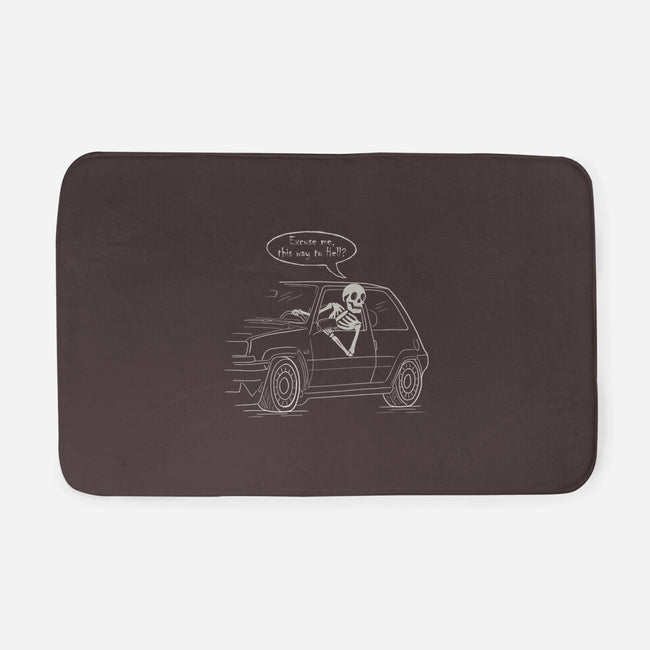 The Way To Hell-None-Memory Foam-Bath Mat-NMdesign