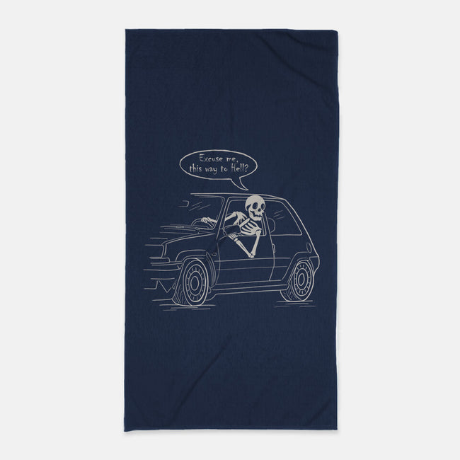 The Way To Hell-None-Beach-Towel-NMdesign