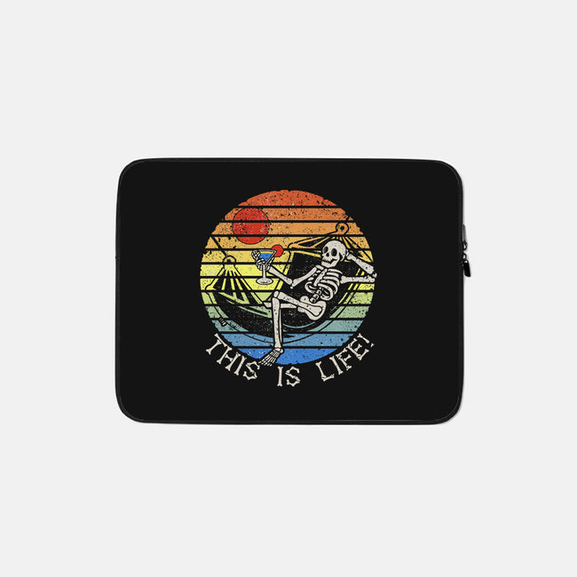 This Is Life-None-Zippered-Laptop Sleeve-NMdesign
