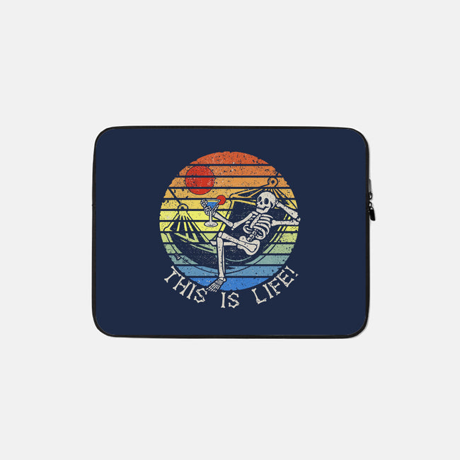 This Is Life-None-Zippered-Laptop Sleeve-NMdesign