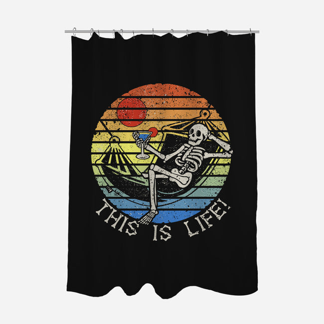 This Is Life-None-Polyester-Shower Curtain-NMdesign