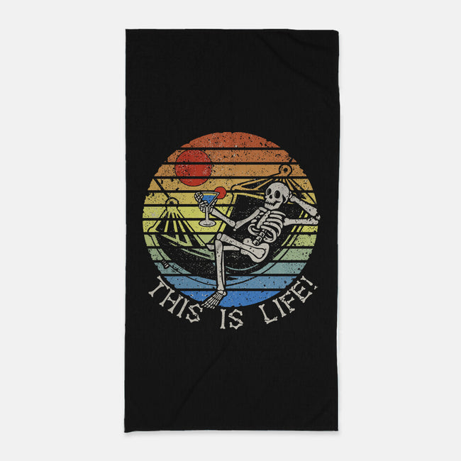 This Is Life-None-Beach-Towel-NMdesign