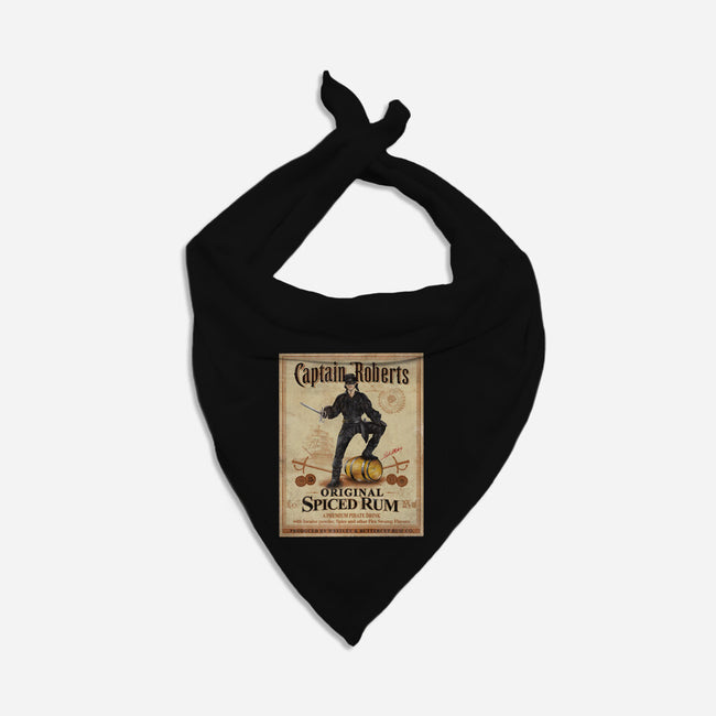 Captain Roberts Spiced Rum-Dog-Bandana-Pet Collar-NMdesign