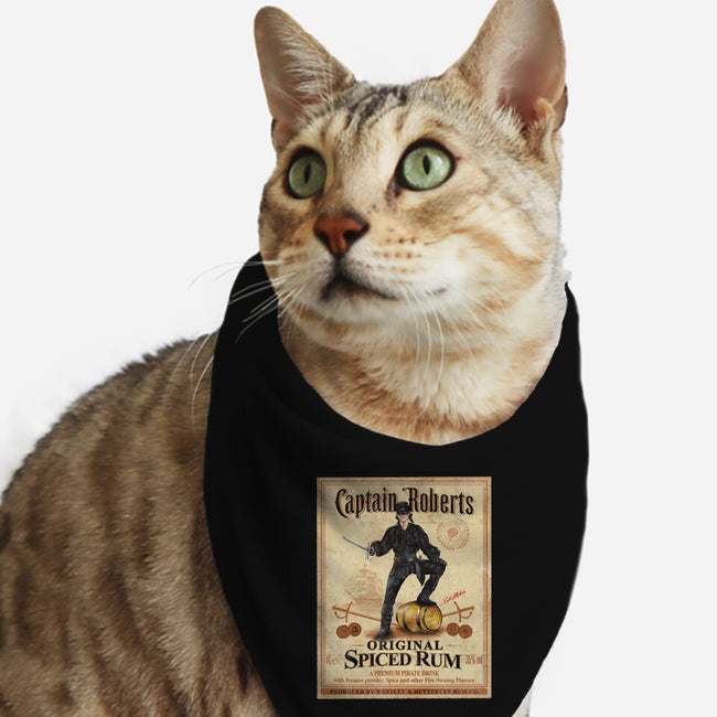 Captain Roberts Spiced Rum-Cat-Bandana-Pet Collar-NMdesign