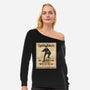 Captain Roberts Spiced Rum-Womens-Off Shoulder-Sweatshirt-NMdesign