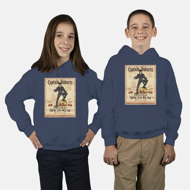 Captain Roberts Spiced Rum-Youth-Pullover-Sweatshirt-NMdesign