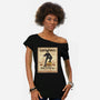 Captain Roberts Spiced Rum-Womens-Off Shoulder-Tee-NMdesign