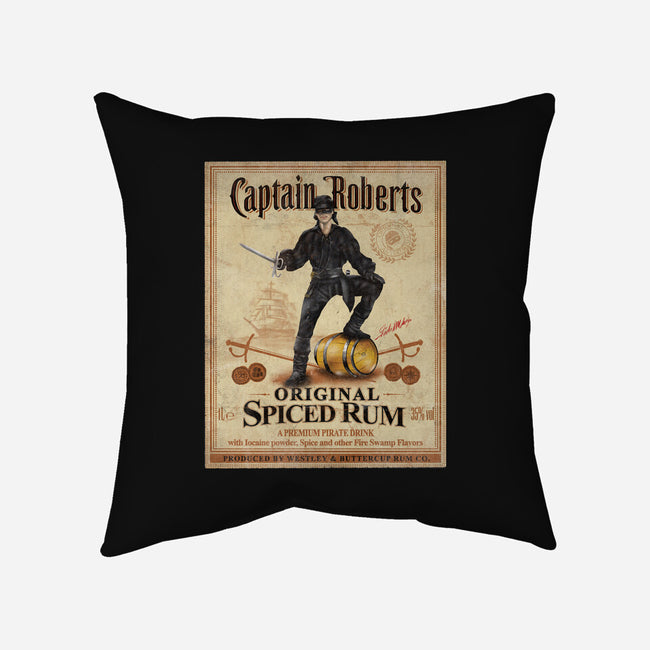 Captain Roberts Spiced Rum-None-Non-Removable Cover w Insert-Throw Pillow-NMdesign