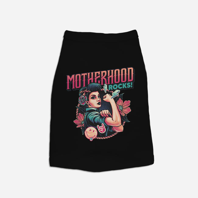 Motherhood Rocks-Dog-Basic-Pet Tank-momma_gorilla